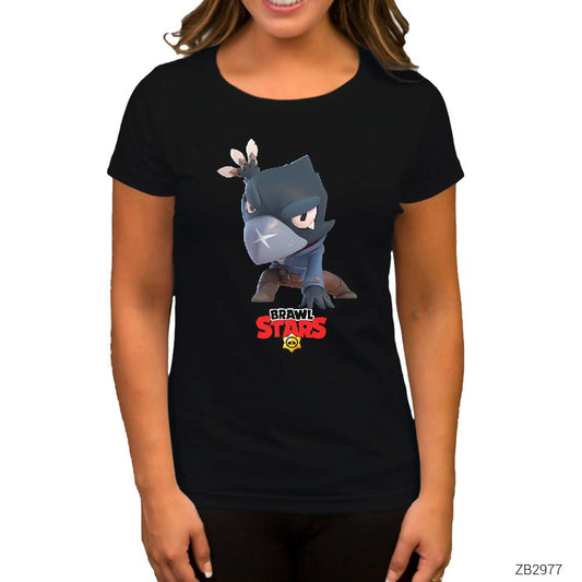 Brawl Stars Crow Siyah Kadın Tişört