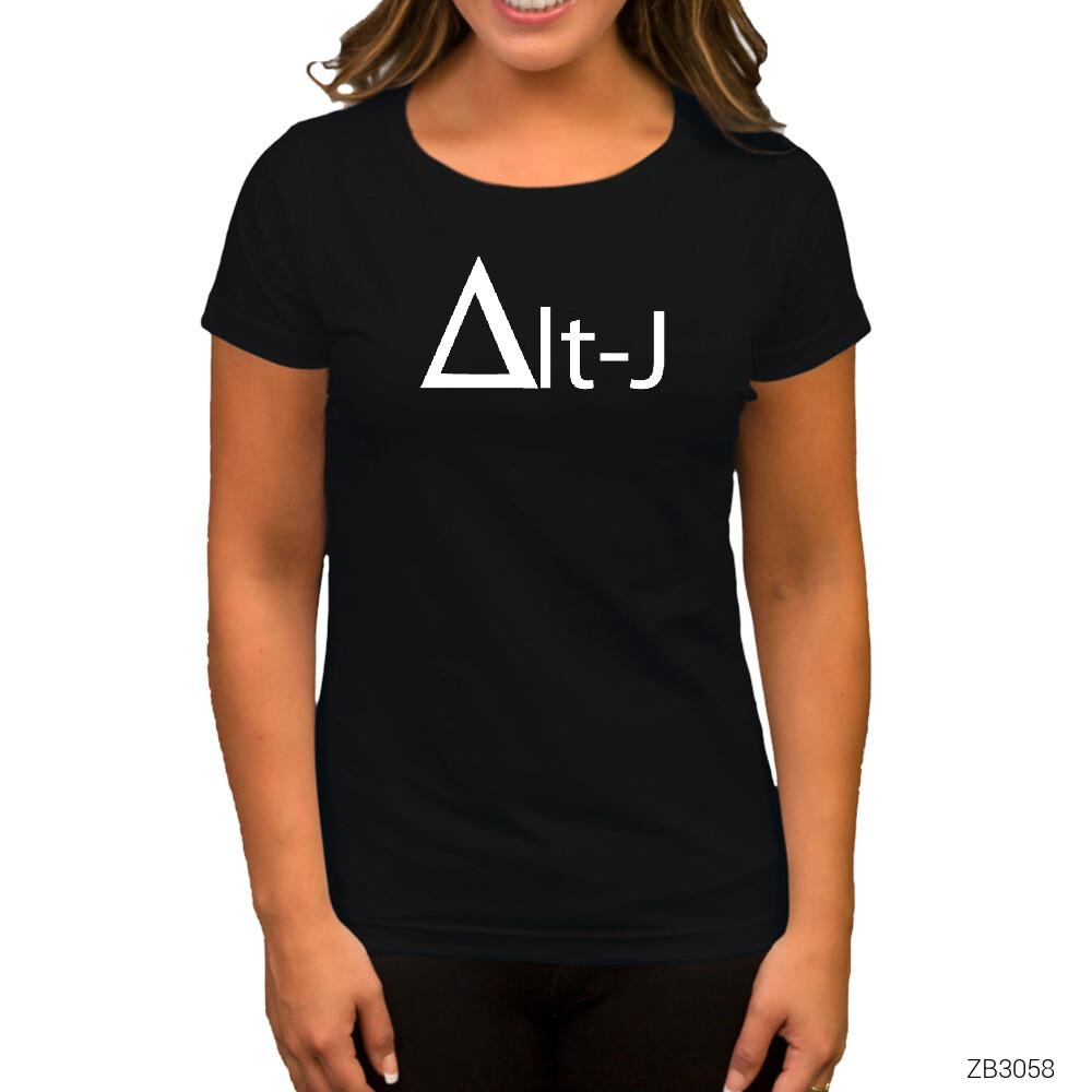 Alt-J Siyah Kadın Tişört