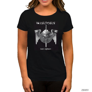 War Torn Iconic Nightmare Siyah Kadın Tişört