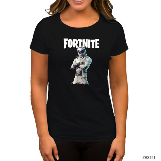 Fortnite Overtaker Siyah Kadın Tişört