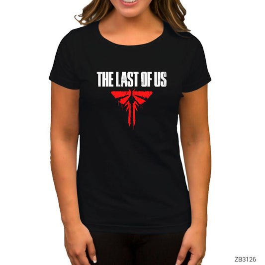 The Last of Us Blood Siyah Kadın Tişört