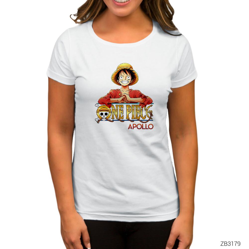 One Piece Apollo Beyaz Kadın Tişört