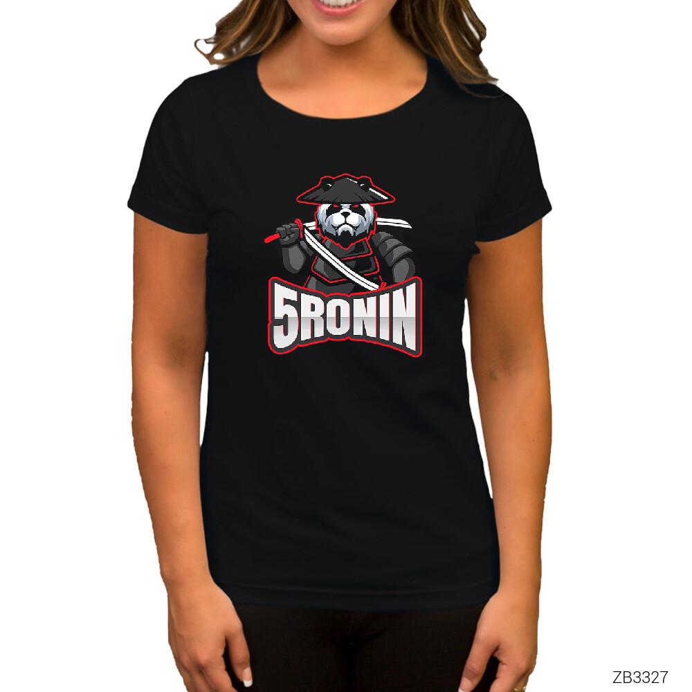 5Ronin Siyah Kadın Tişört