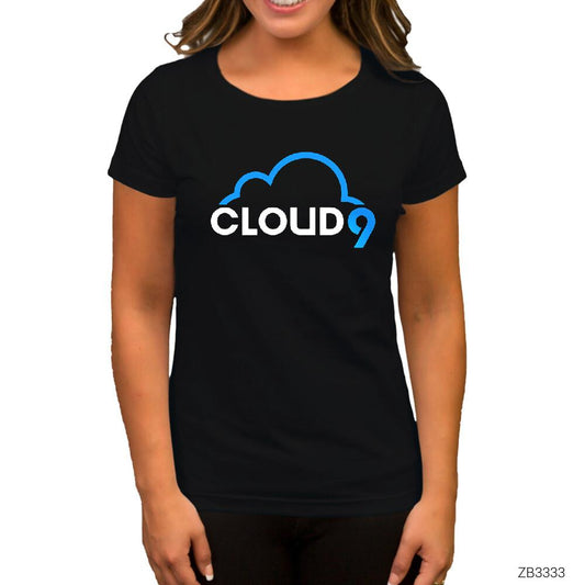 Cloud9 Cloud Siyah Kadın Tişört