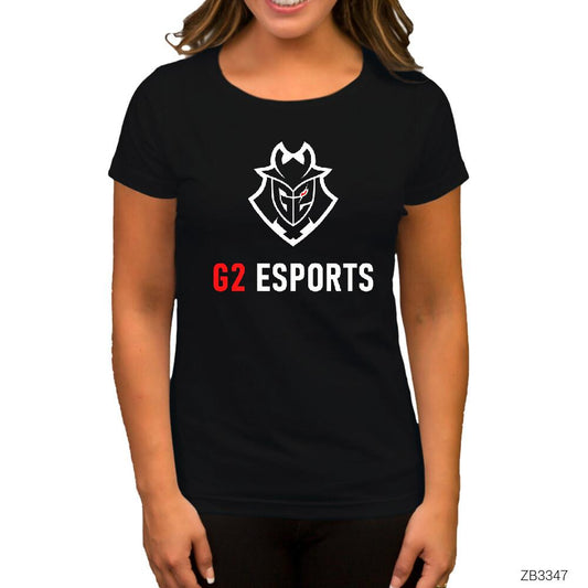 G2 Esports Siyah Kadın Tişört