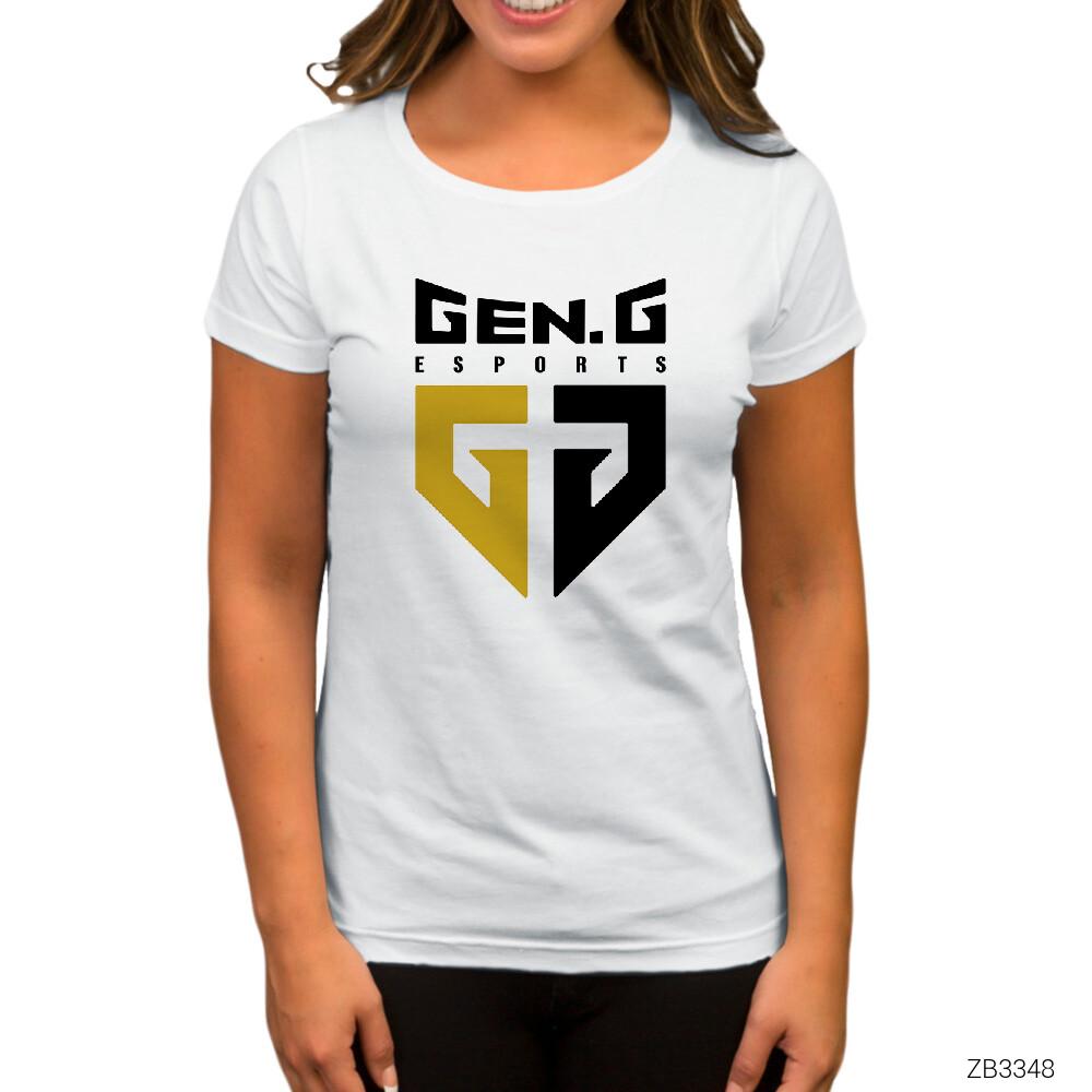 GEN.G Esports Beyaz Kadın Tişört