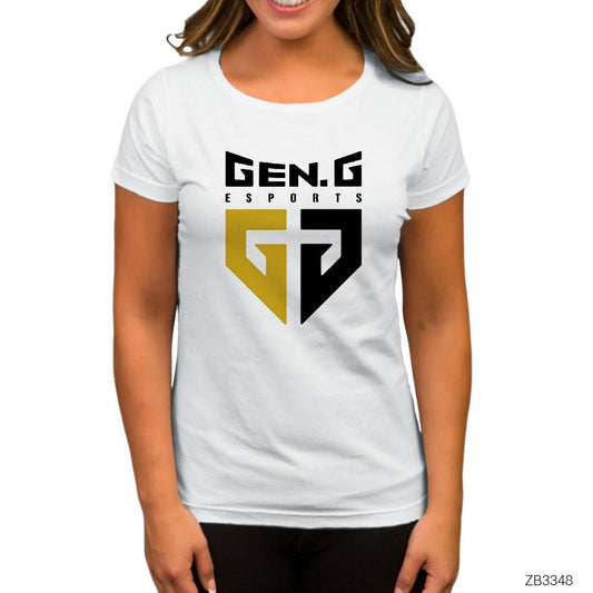 GEN.G Esports Beyaz Kadın Tişört