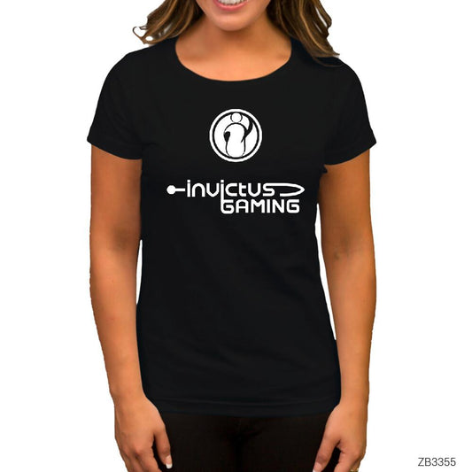 Invictus Gaming Siyah Kadın Tişört