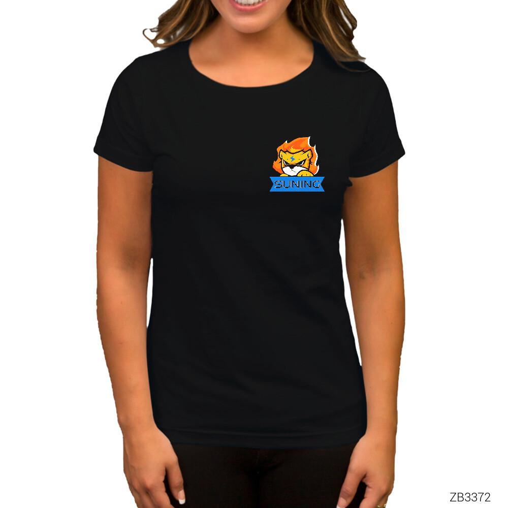 Suning Siyah Kadın Tişört