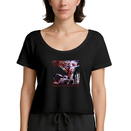 Cannibal Corpse Tomb Of The Mutilated Siyah Kadın Tişört