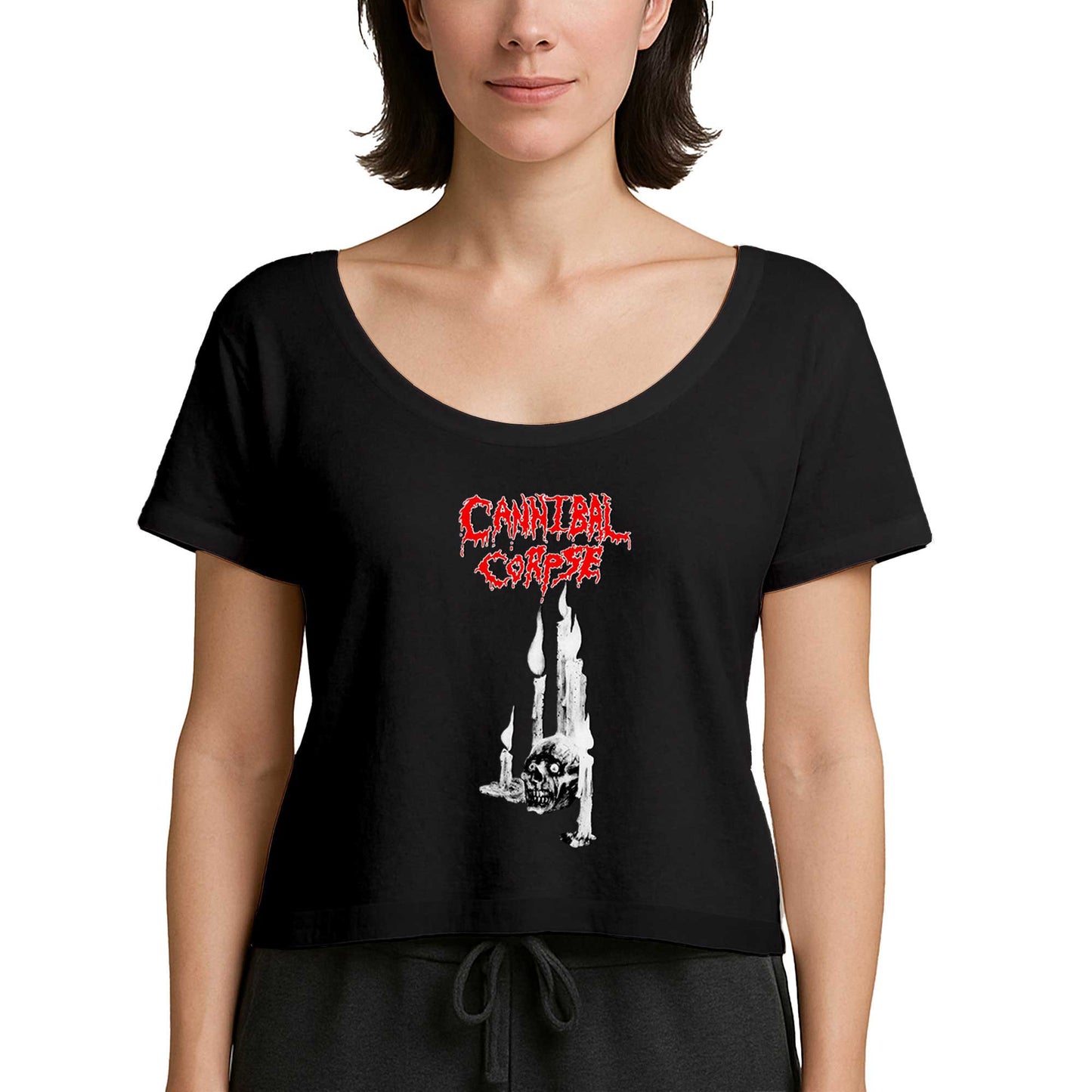 Cannibal Corpse Ritual Siyah Kadın Tişört