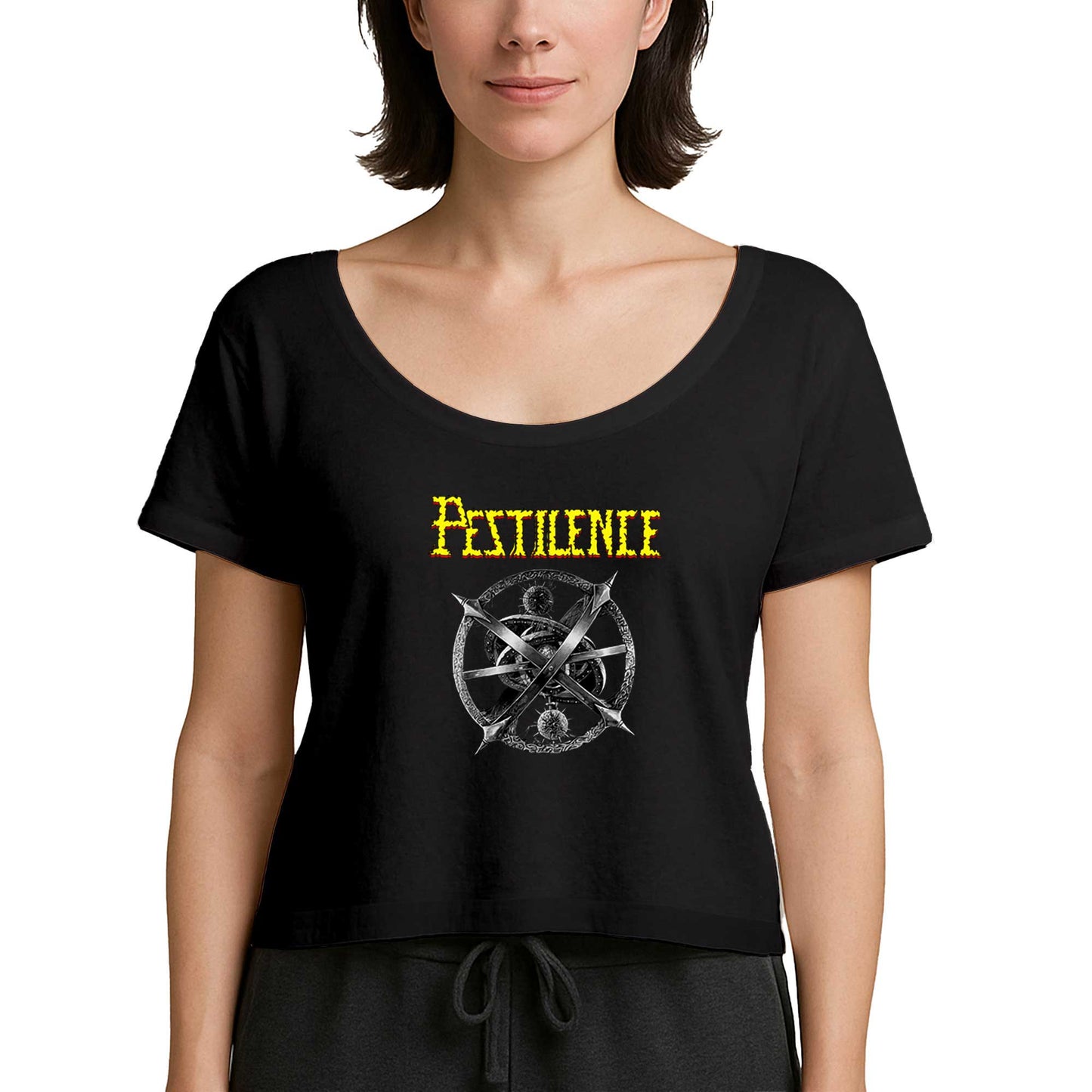 Pestilence Testimony Of The Ancients Siyah Kadın Tişört