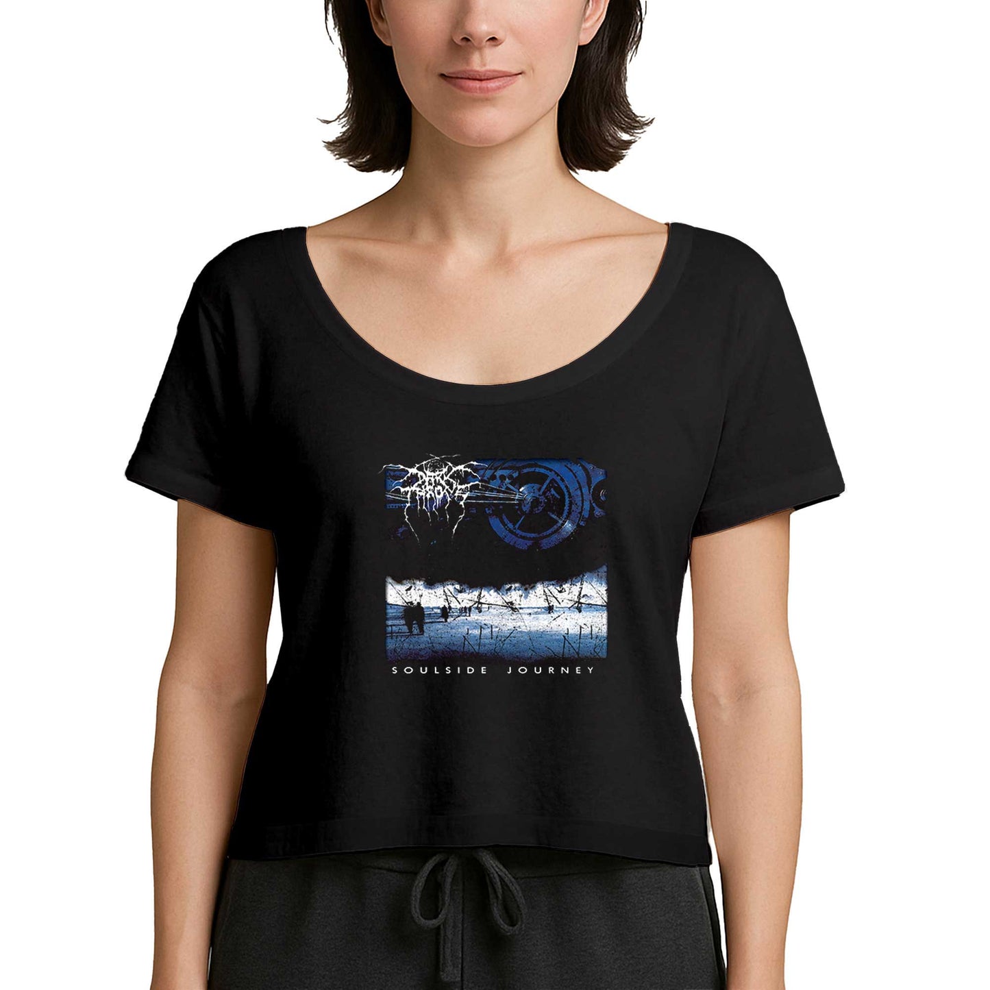 Darkthrone Soulside Journey Siyah Kadın Tişört
