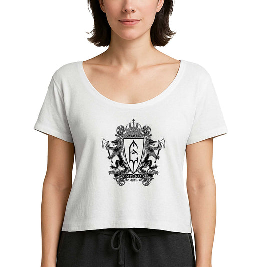 Emperor Cut The Mustard Essential Beyaz Kadın Tişört