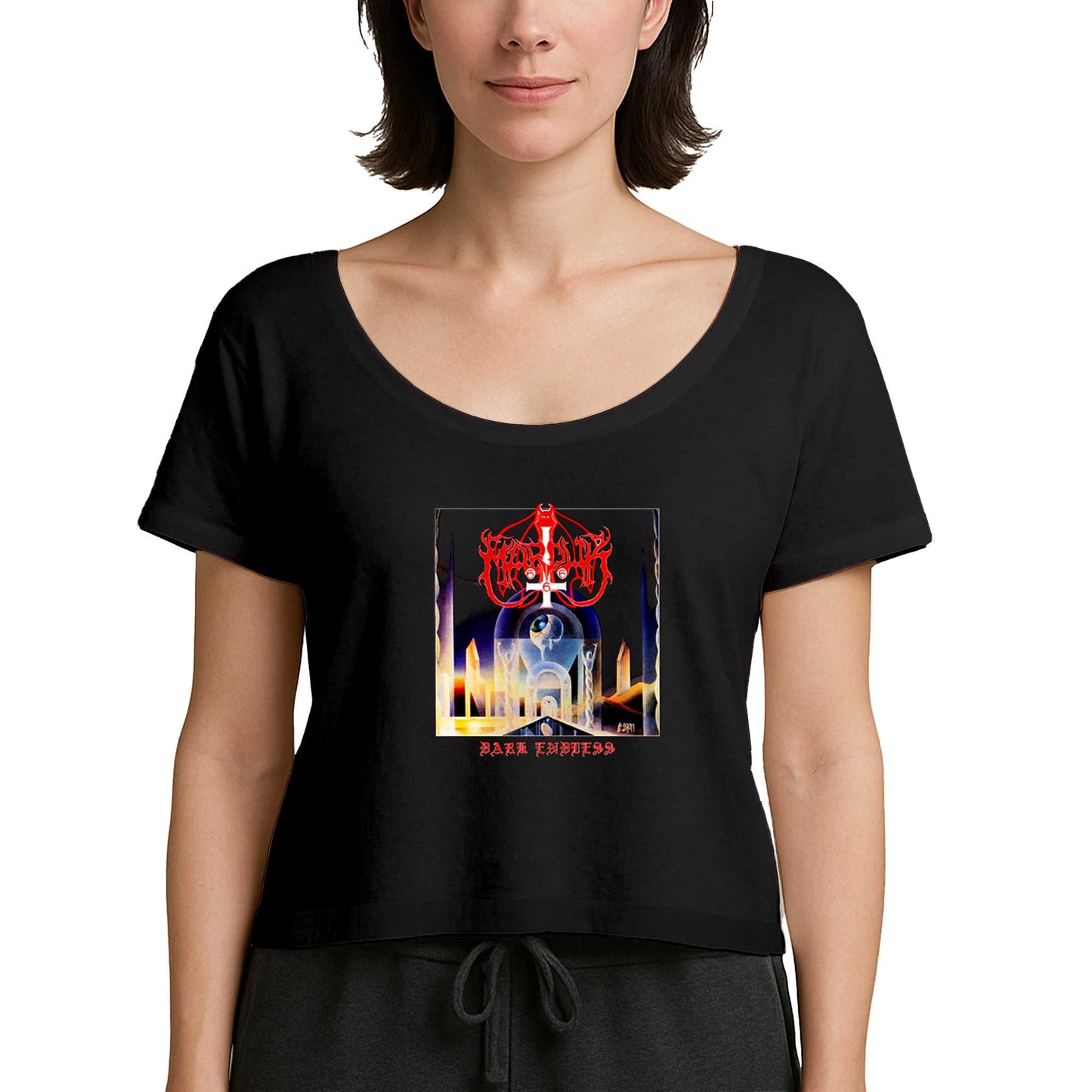 Marduk Dark Endless Siyah Kadın Tişört