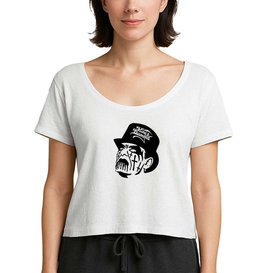 King Diamond Face Beyaz Kadın Tişört