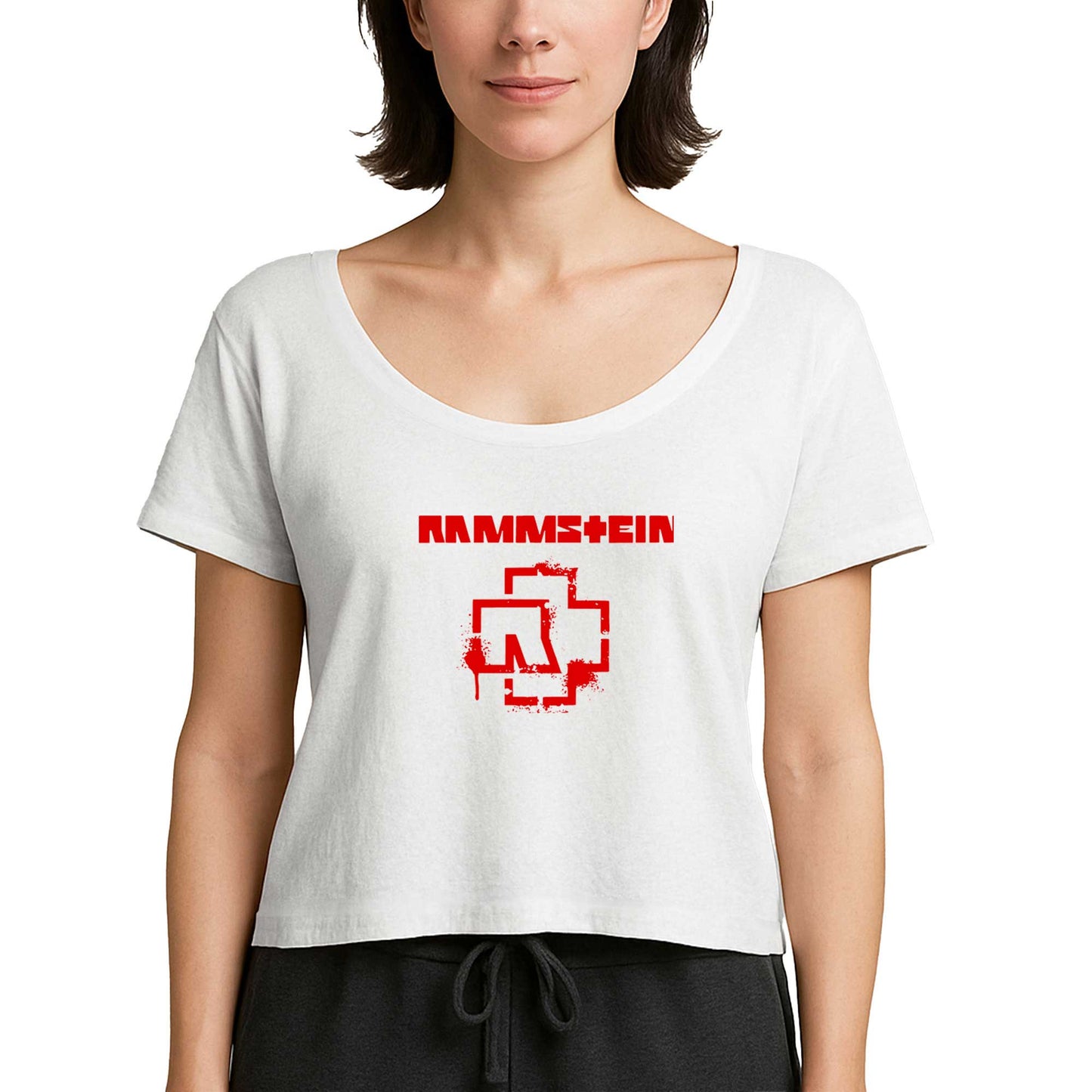 Rammstein Fly Beyaz Kadın Tişört