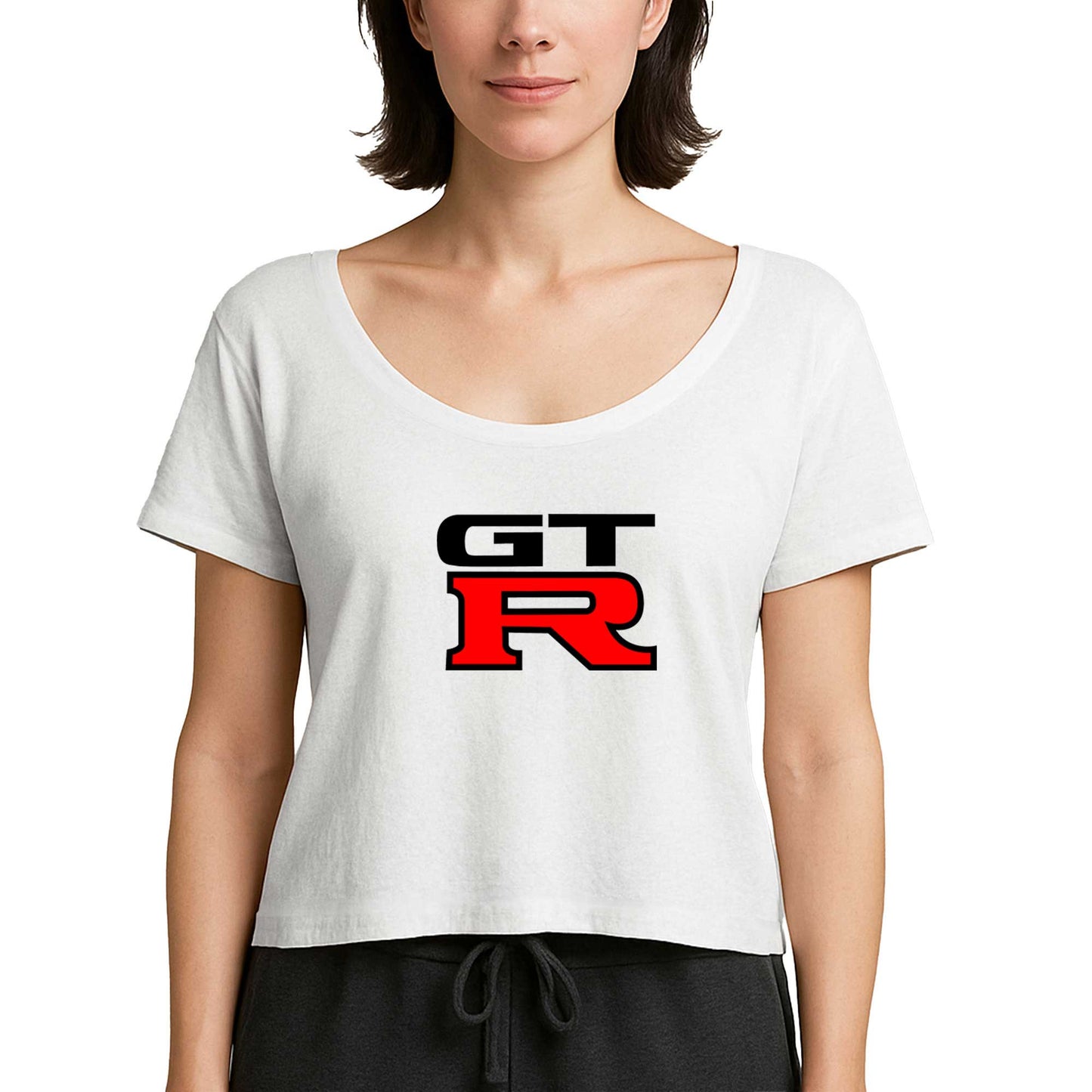 Nissan GTR Logo Beyaz Kadın Tişört