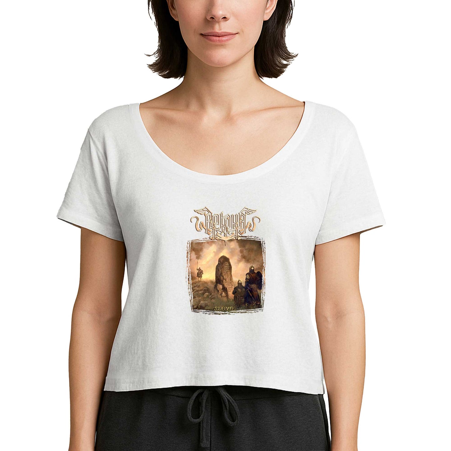 Arkona Slovo Beyaz Kadın Tişört