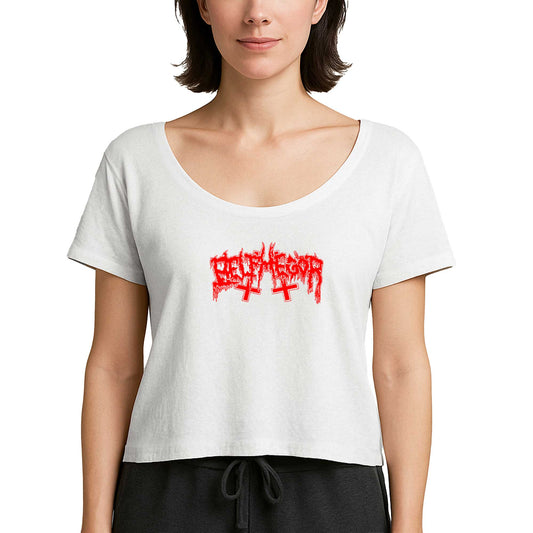 Belphegor Logo Beyaz Kadın Tişört