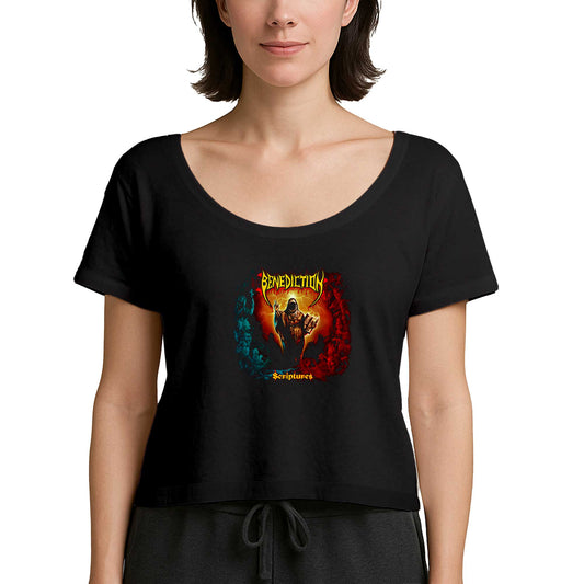 Benediction Scriptures Siyah Kadın Tişört