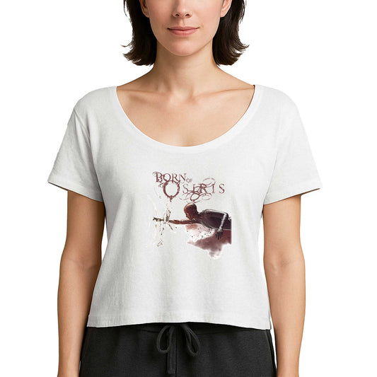 Born of Osiris The Simulation Beyaz Kadın Tişört