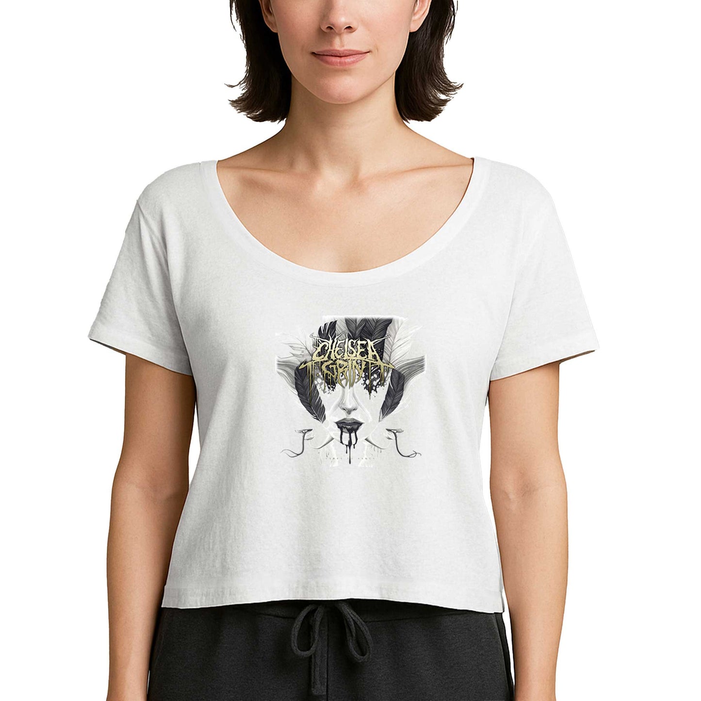 Chelsea Grin Ashes to Ashes Beyaz Kadın Tişört