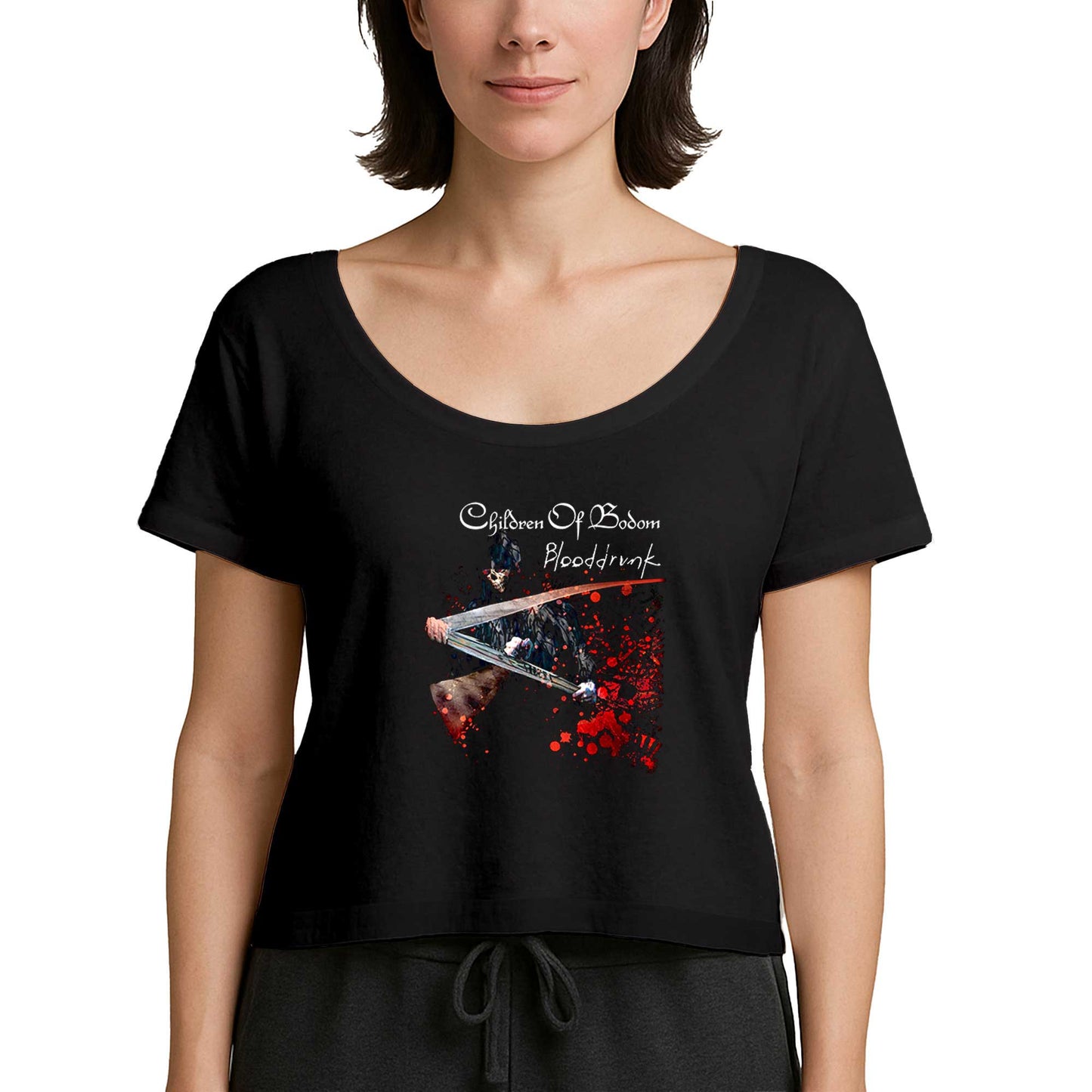Children of Bodom Blooddrunk Siyah Kadın Tişört