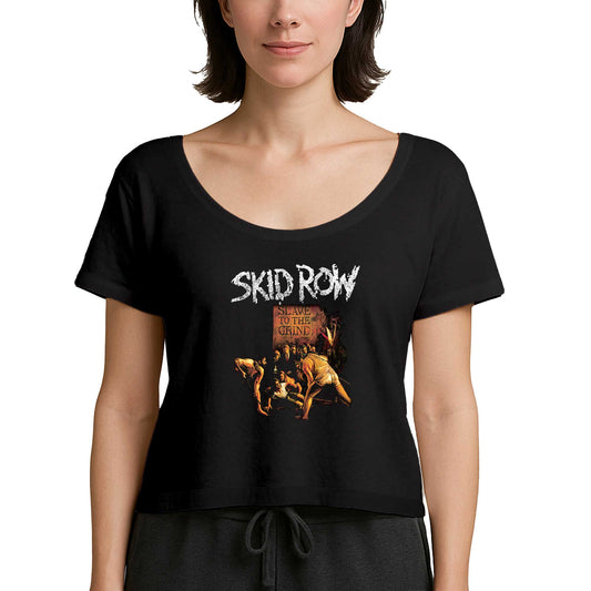 Skid Row Slave To The Grind Siyah Kadın Tişört