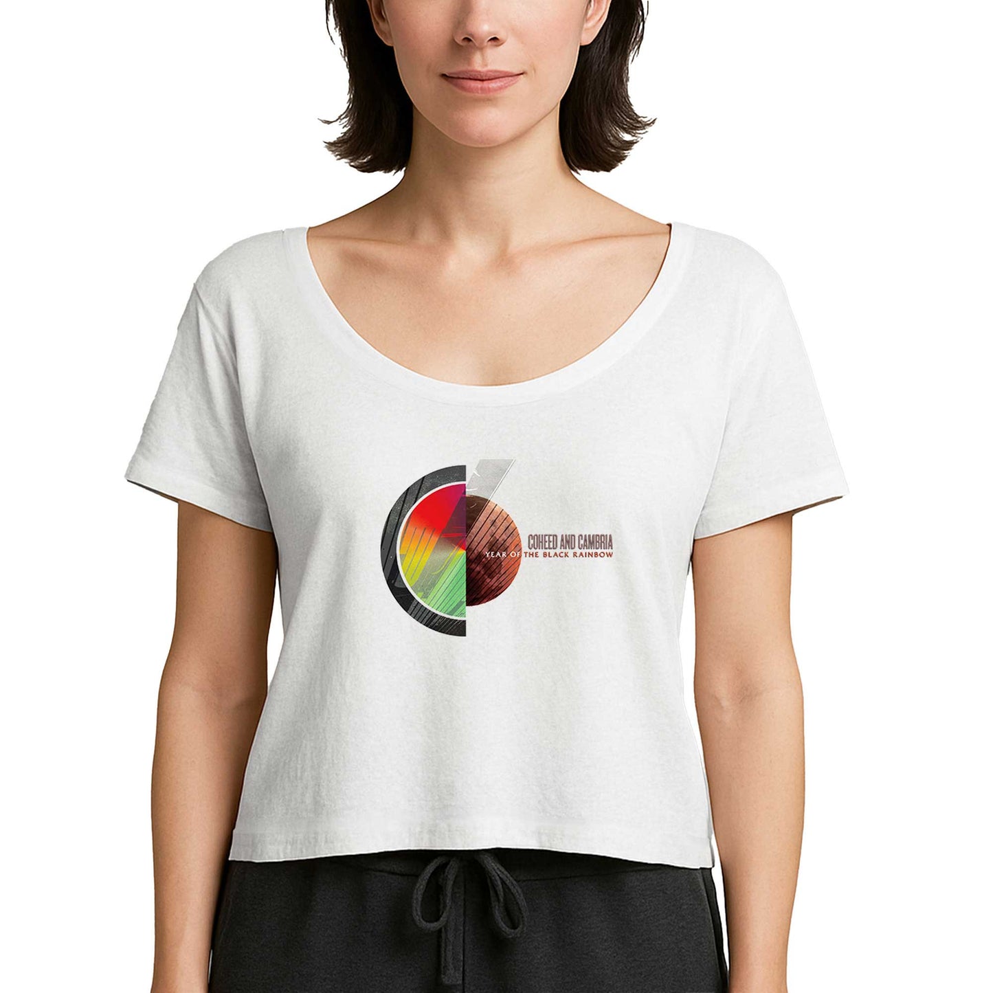 Coheed and Cambria Year of the Black Rainbow Beyaz Kadın Tişört