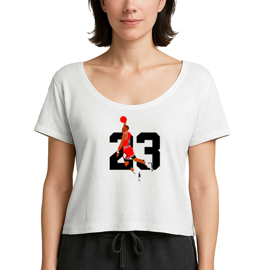 Michael Jordan Smac Beyaz Kadın Tişört