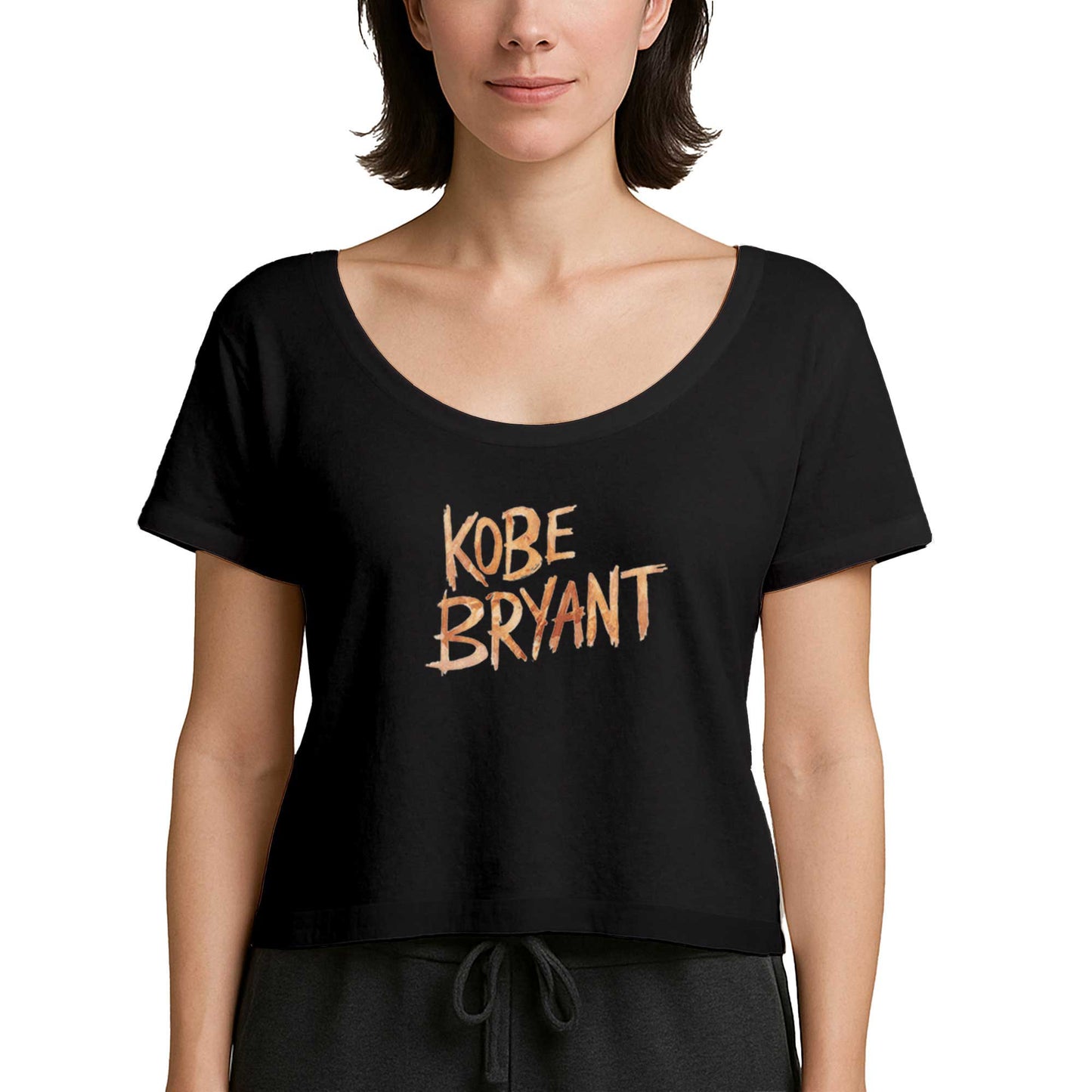 Kobe Bryant Siyah Kadın Tişört