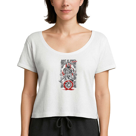 God of War Valhalla Beyaz Kadın Tişört