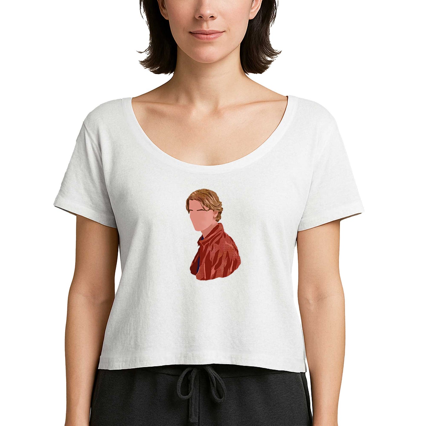 Young Royals Wilhelm Beyaz Kadın Tişört