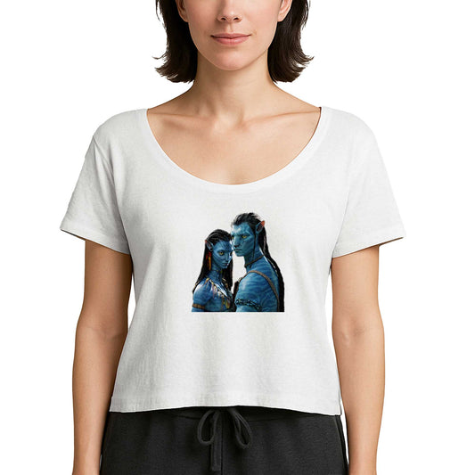 Avatar The Way of Water Carina Jake Beyaz Kadın Tişört