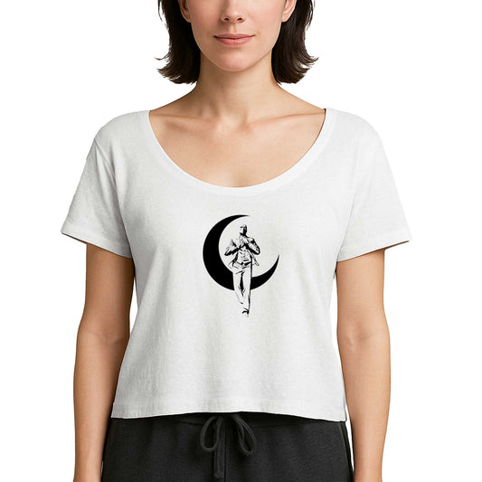 Moon Knight Sketch Beyaz Kadın Tişört