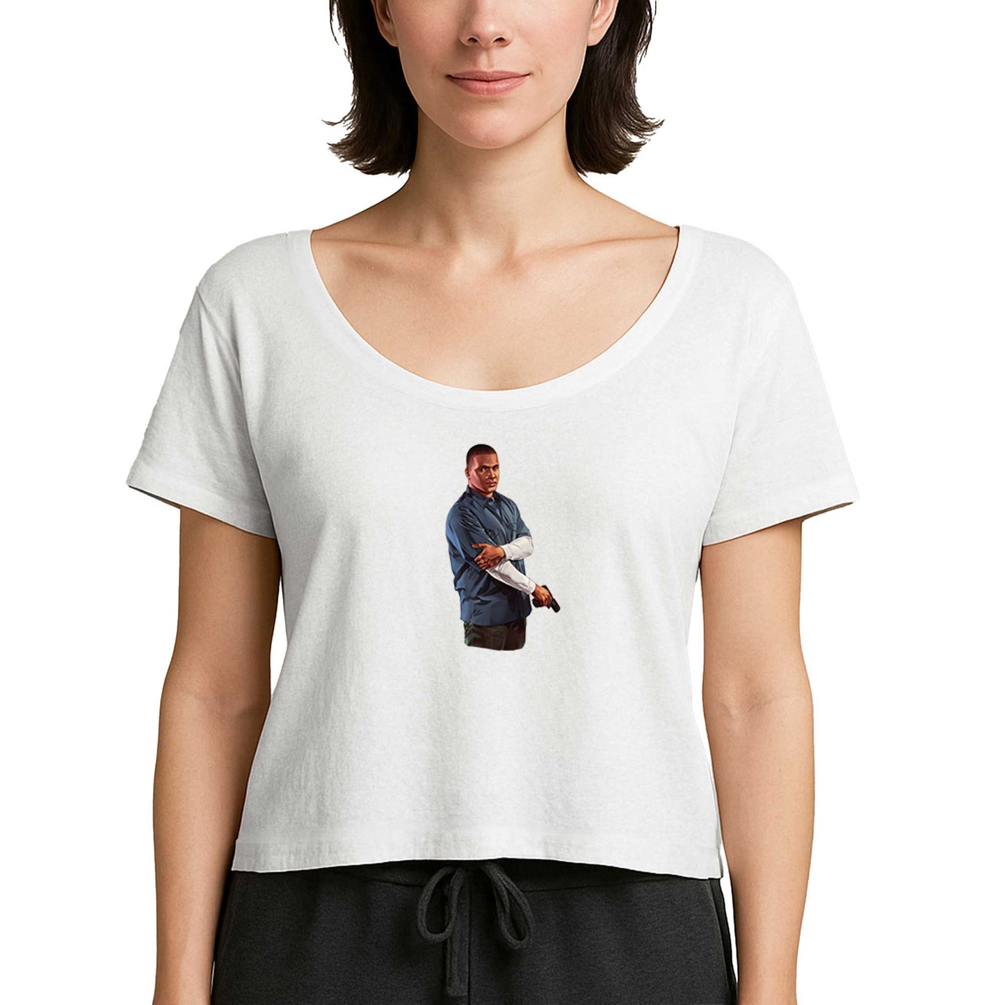 GTA Rifleman Human Beyaz Kadın Tişört