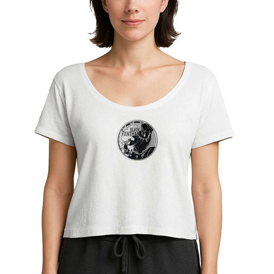 Marvel Black Panter Circle Beyaz Kadın Tişört