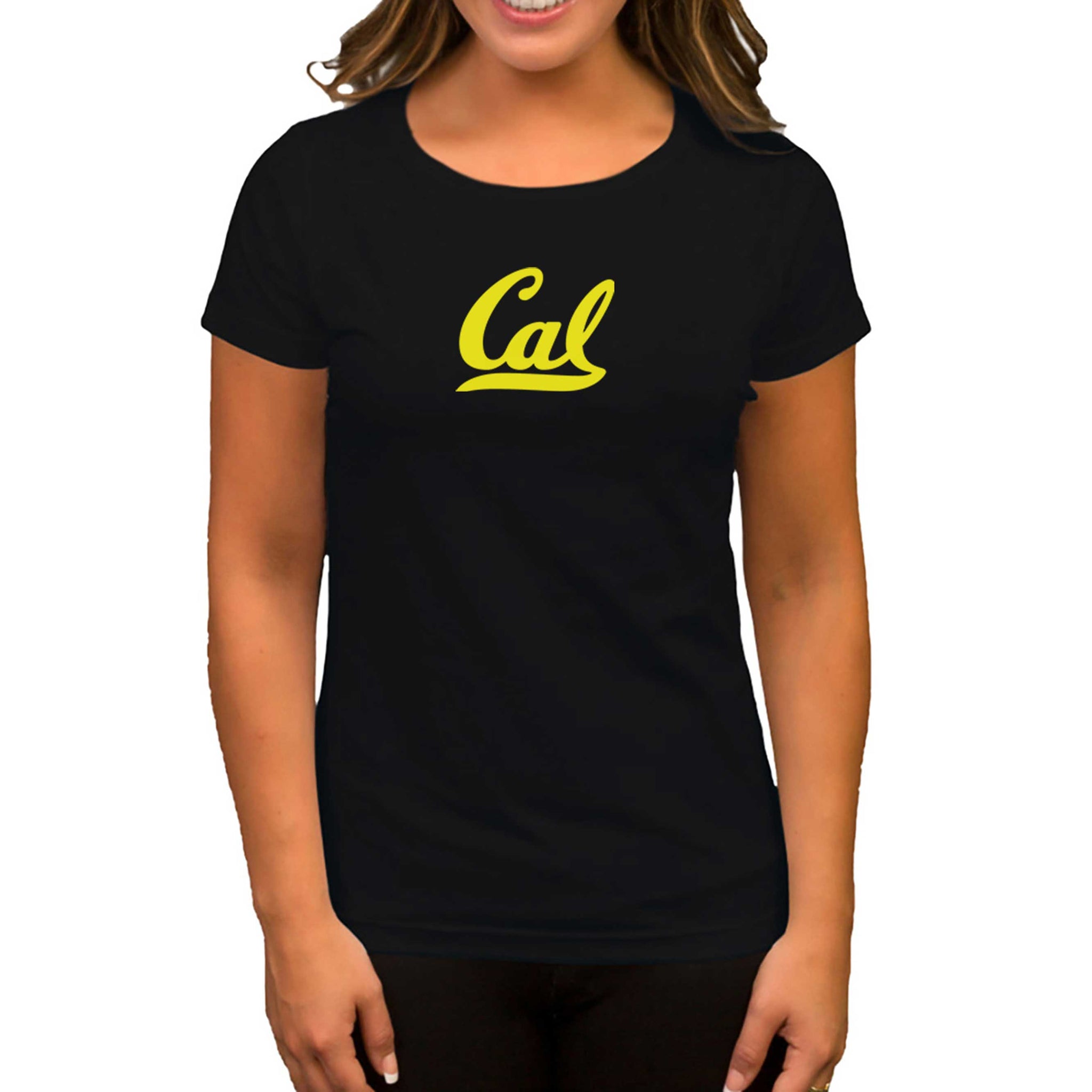 University of California Siyah Kadın Tişört
