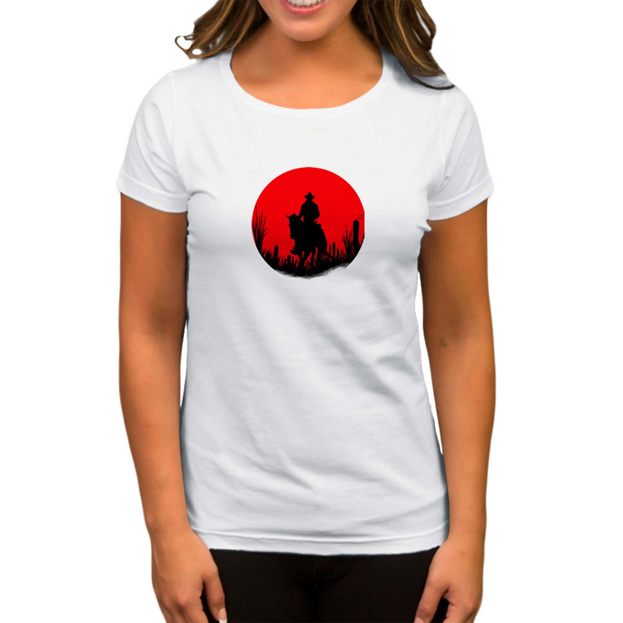 Red Dead Redemption 2 Red Beyaz Kadın Tişört