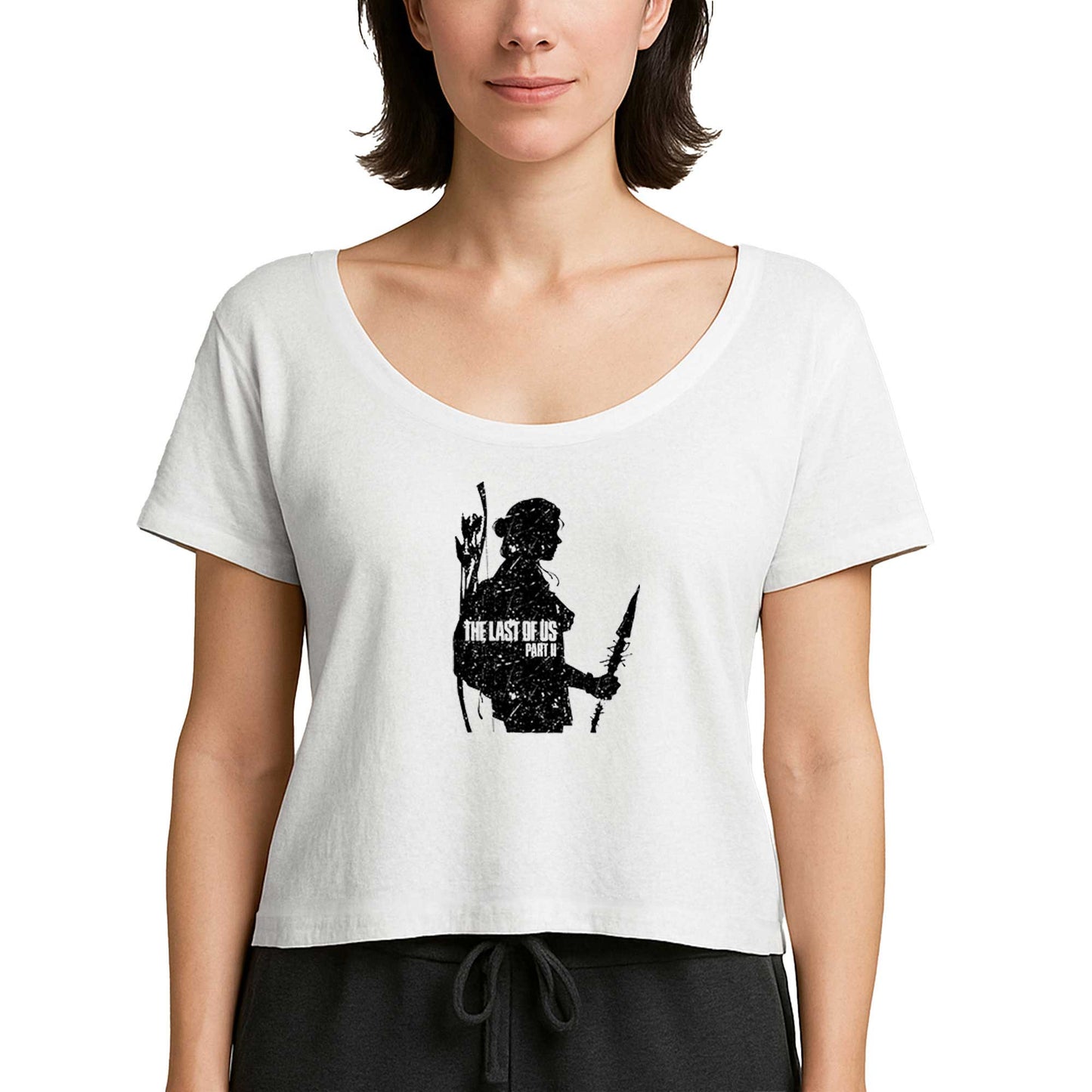 The Last Of Us 2 Ellie Face Beyaz Kadın Tişört