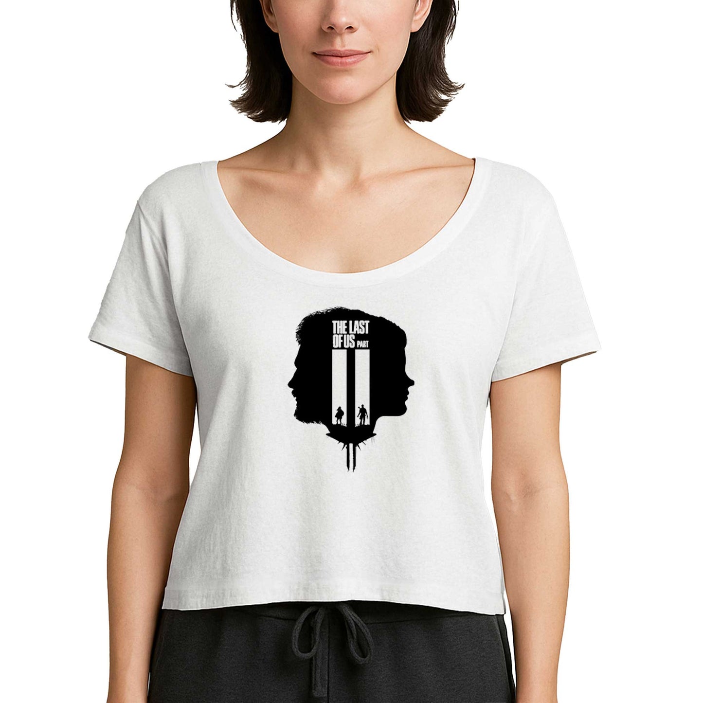 The Last Of Us 2 Ellie Joel Face Beyaz Kadın Tişört