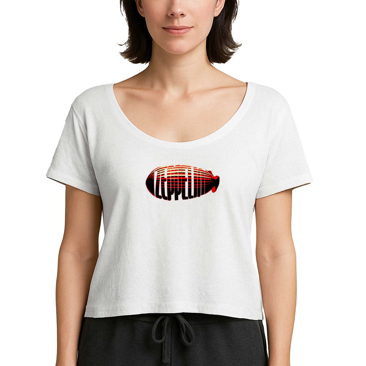 Led Zeppelin Zeplin Beyaz Kadın Tişört