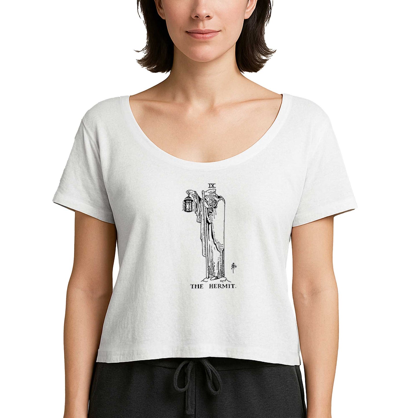 Led Zeppelin The Hermit Beyaz Kadın Tişört