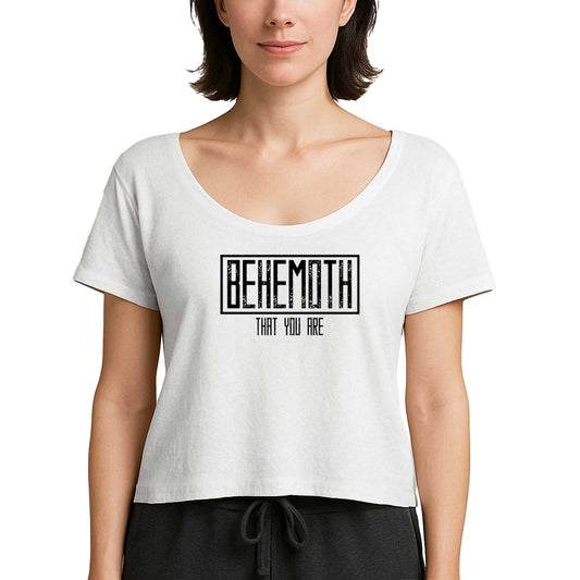 Behemoth That You Are Beyaz Kadın Tişört