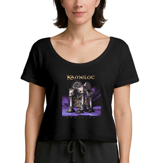 Kamelot Dominion Siyah Kadın Tişört