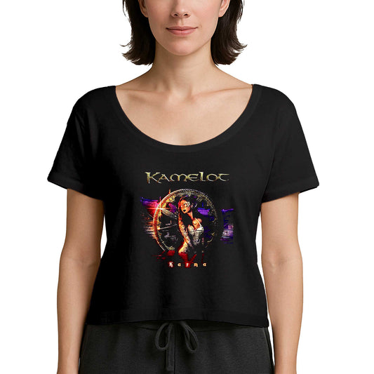 Kamelot Karma Siyah Kadın Tişört