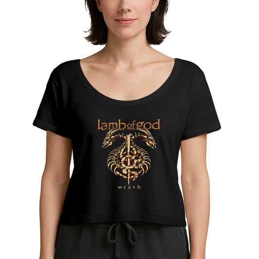 Lamb of God Wrath Dragon Siyah Kadın Tişört