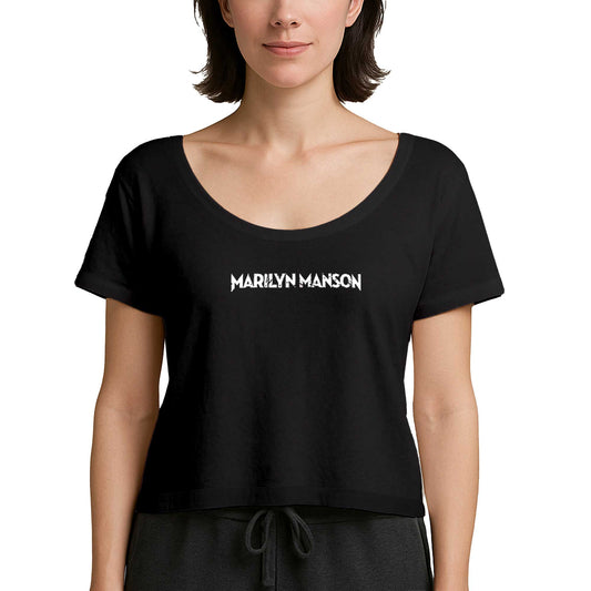 Marilyn Manson Classic Siyah Kadın Tişört
