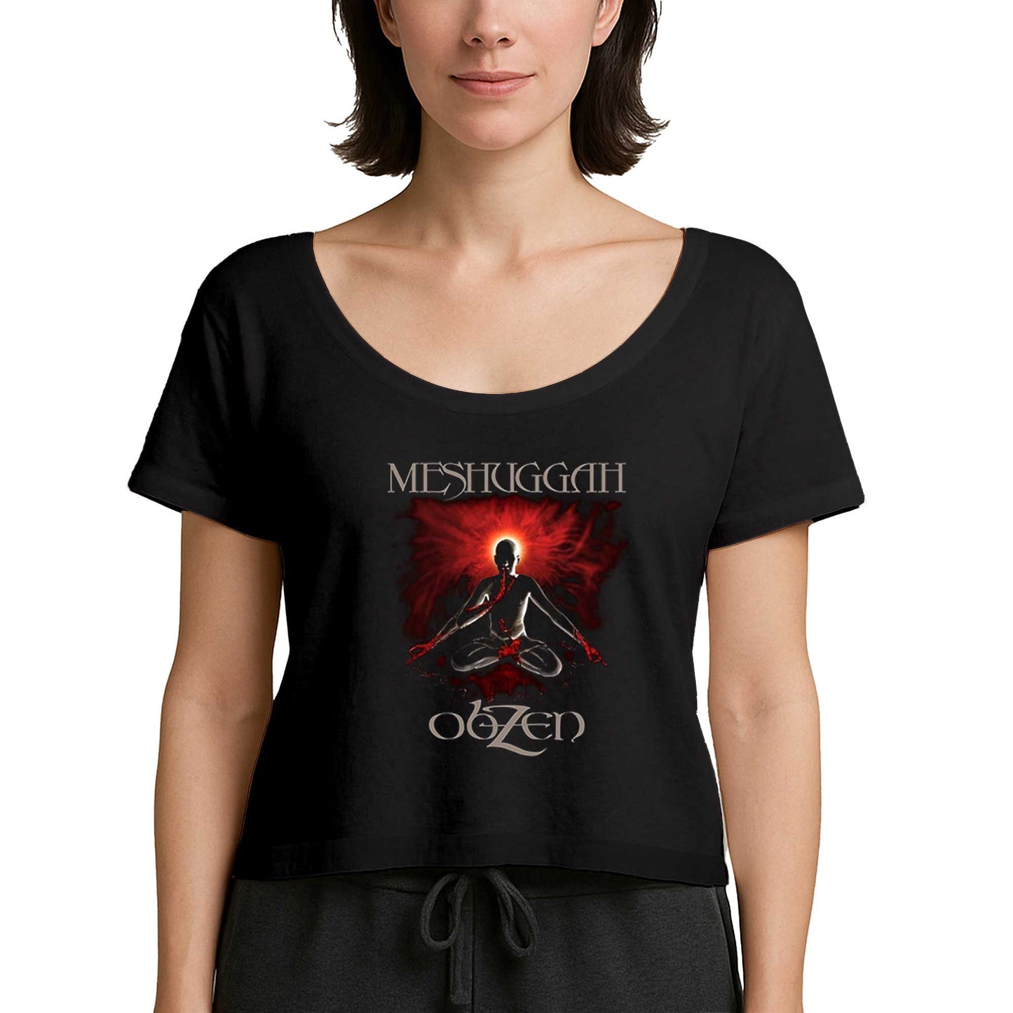 Meshuggah Obzen Siyah Kadın Tişört